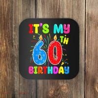 Im Not Going Grey Im Turning Chrome Motorcycle 60th Birthday Coaster thumb 0