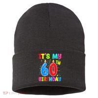Im Not Going Grey Im Turning Chrome Motorcycle 60th Birthday Sustainable Knit Beanie thumb 0