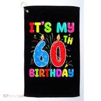Im Not Going Grey Im Turning Chrome Motorcycle 60th Birthday Golf Towel thumb 0