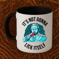 It's Not Gonna Lick Itself Funny Popsicle Coffee Mug thumb 2
