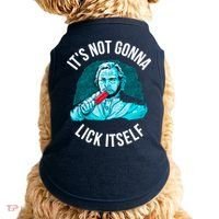 It's Not Gonna Lick Itself Funny Popsicle Doggie Tank thumb 0