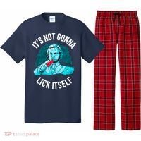 It's Not Gonna Lick Itself Funny Popsicle Pajama Set thumb 0