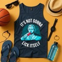 It's Not Gonna Lick Itself Funny Popsicle Tank Top thumb 4