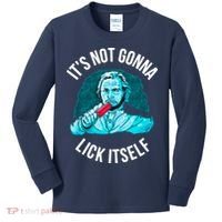 It's Not Gonna Lick Itself Funny Popsicle Kids Long Sleeve Shirt thumb 0