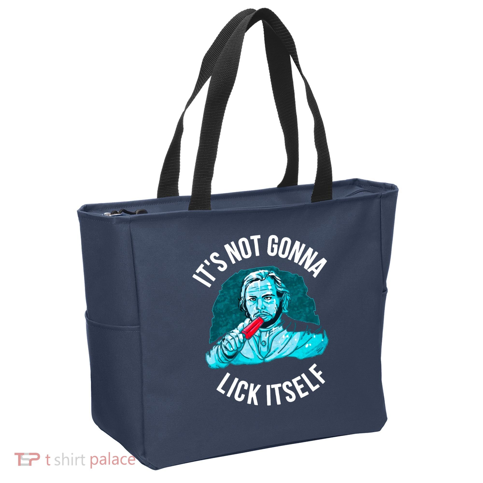 It's Not Gonna Lick Itself Funny Popsicle Tote Bag