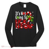 It's Not Going To Lick Itself Christmas Candy Cane Gifts TShirt Long Sleeve Shirt thumb 0