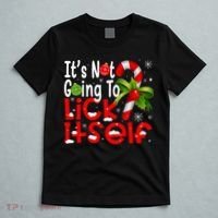 It's Not Going To Lick Itself Christmas Candy Cane Gifts TShirt T-Shirt thumb 5