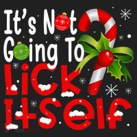 It's Not Going To Lick Itself Christmas Candy Cane Gifts TShirt Tumbler thumb 3