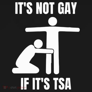 It’S Not Gey If It’S Tsa Hooded Wearable Blanket
