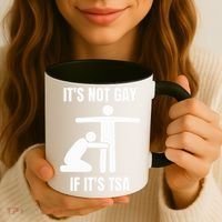 It’S Not Gey If It’S Tsa Coffee Mug thumb 3