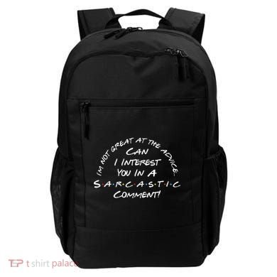 IM Not Great At The Advice Sarcastic Comment Backpack