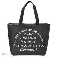 IM Not Great At The Advice Sarcastic Comment Tote Bag thumb 0