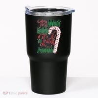 Its Not Going To Lick Itself Ugly Christmas Tumbler thumb 0