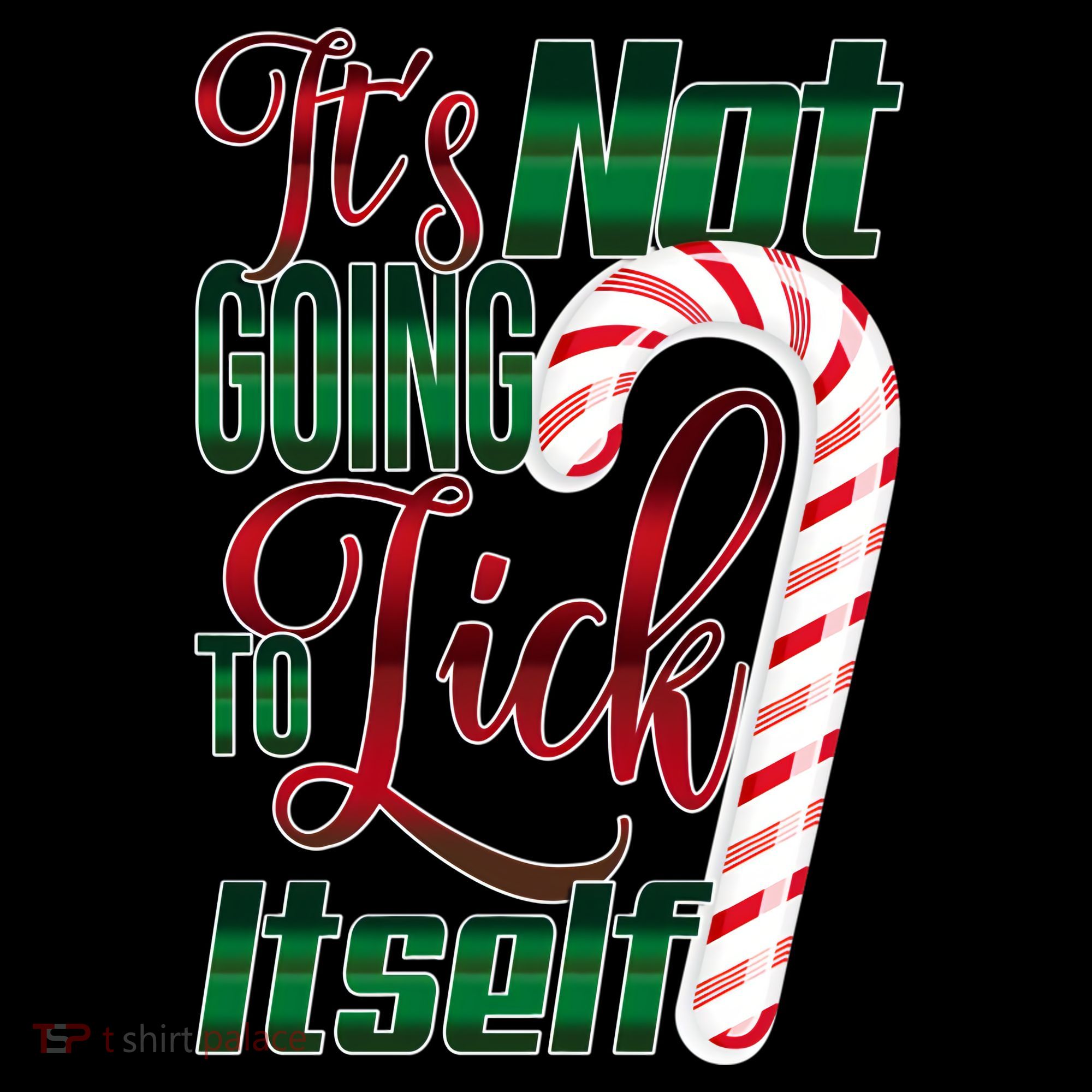 Its Not Going To Lick Itself Ugly Christmas Ornament