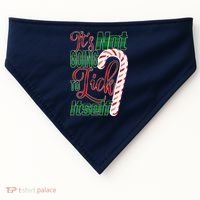 Its Not Going To Lick Itself Ugly Christmas USA-Made Doggie Bandana thumb 0