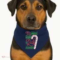 Its Not Going To Lick Itself Ugly Christmas USA-Made Doggie Bandana thumb 1
