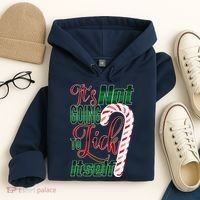 Its Not Going To Lick Itself Ugly Christmas Hoodie thumb 4