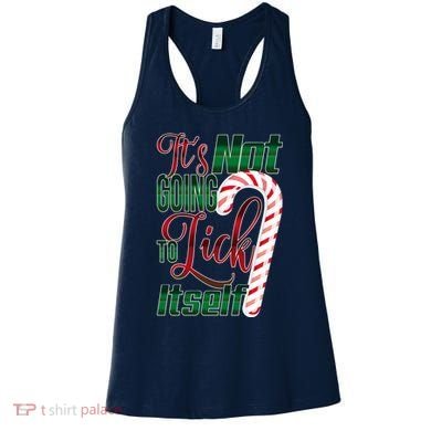 Its Not Going To Lick Itself Ugly Christmas Women's Tank Top