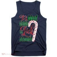 Its Not Going To Lick Itself Ugly Christmas Tank Top thumb 0