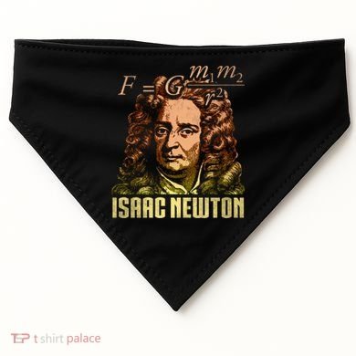 Isaac Newton Gravitation Physicist Physics Science Astronomy USA-Made Doggie Bandana