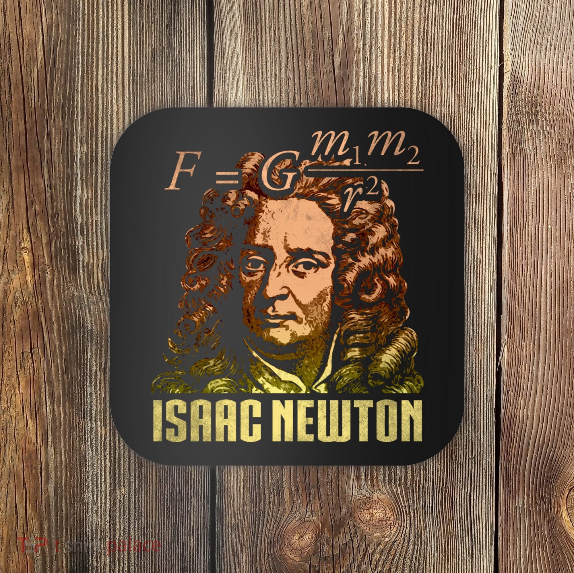 Isaac Newton Gravitation Physicist Physics Science Astronomy Coaster