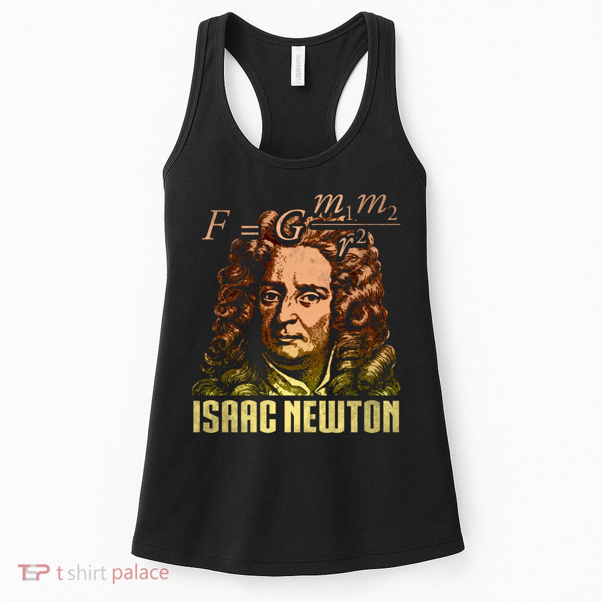 Isaac Newton Gravitation Physicist Physics Science Astronomy Women's Tank Top