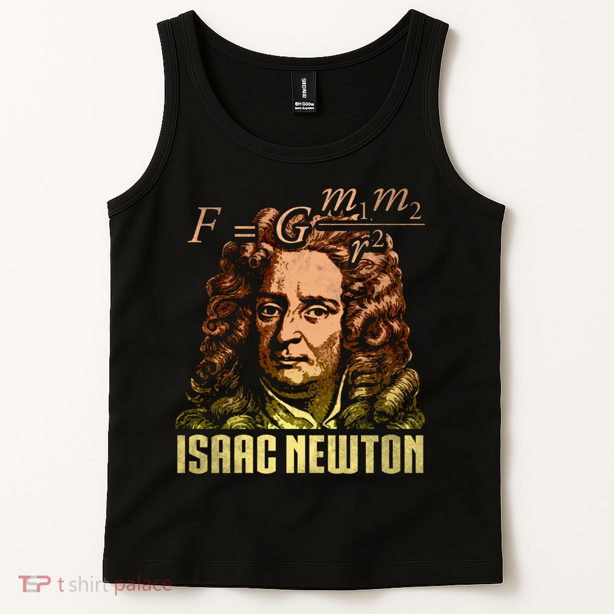 Isaac Newton Gravitation Physicist Physics Science Astronomy Tank Top