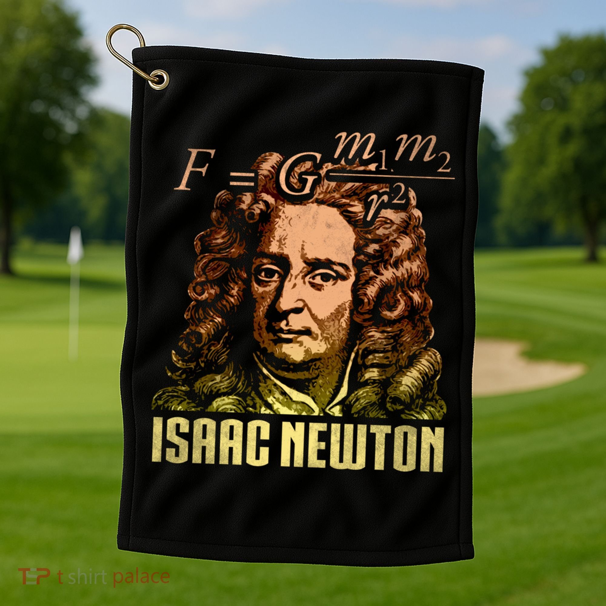 Isaac Newton Gravitation Physicist Physics Science Astronomy Golf Towel