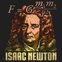 Isaac Newton Gravitation Physicist Physics Science Astronomy Golf Towel thumb 3