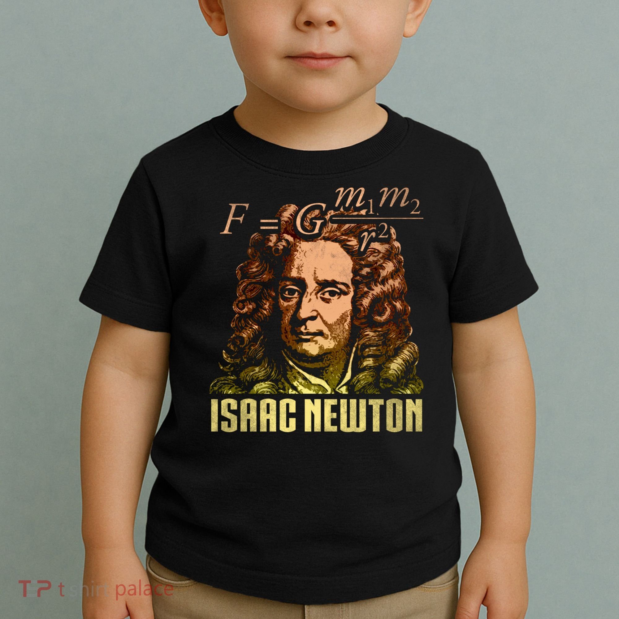 Isaac Newton Gravitation Physicist Physics Science Astronomy Toddler T-Shirt