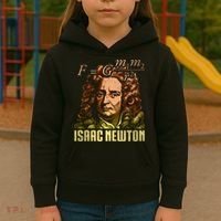 Isaac Newton Gravitation Physicist Physics Science Astronomy Kids Hoodie thumb 3