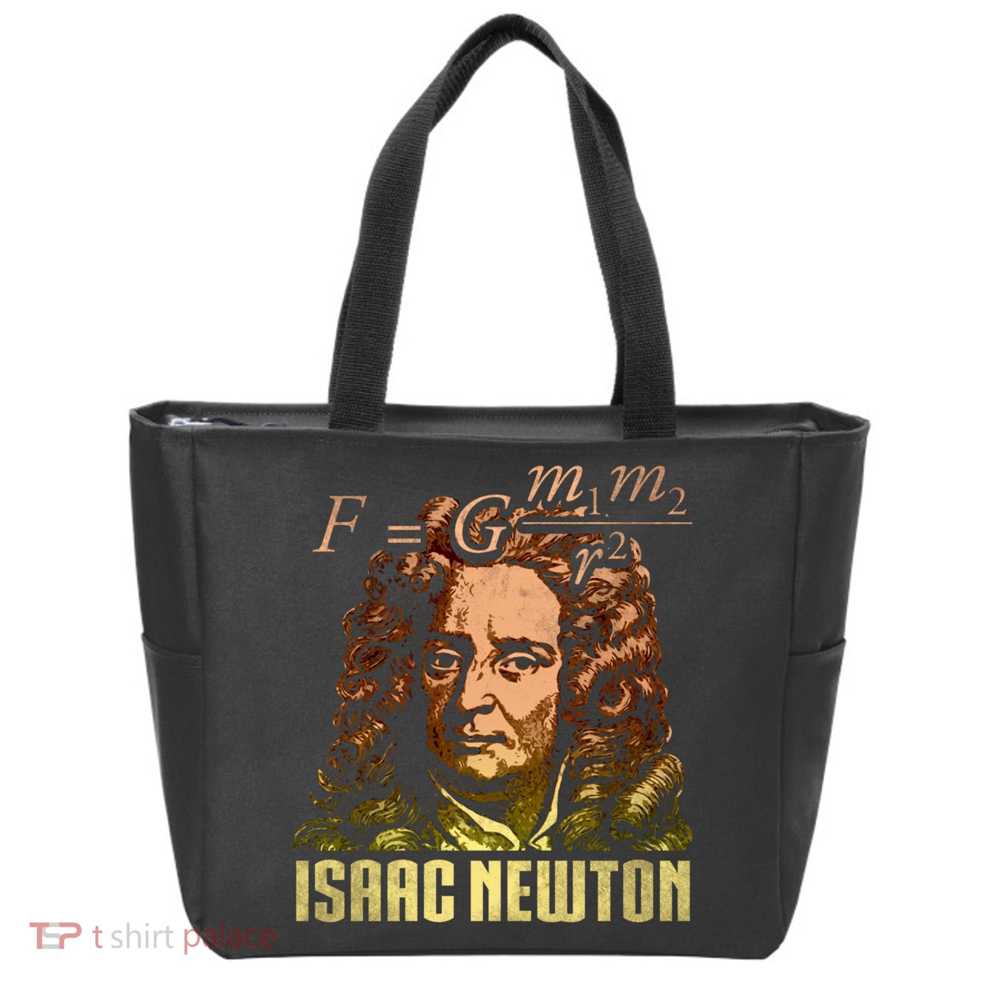 Isaac Newton Gravitation Physicist Physics Science Astronomy Tote Bag