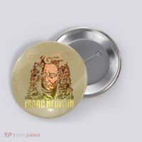 Isaac Newton Gravitation Physicist Physics Science Astronomy Button thumb 0