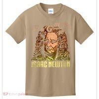 Isaac Newton Gravitation Physicist Physics Science Astronomy Kids T-Shirt thumb 0