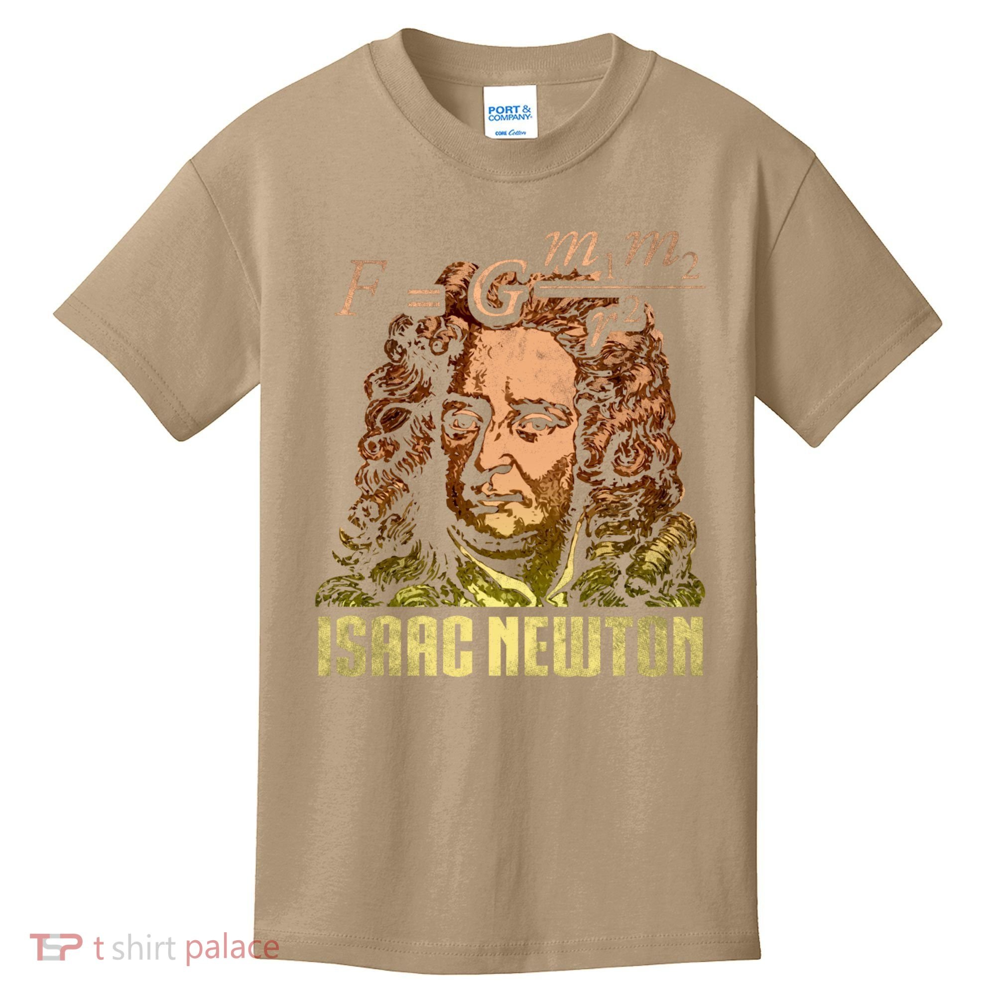 Isaac Newton Gravitation Physicist Physics Science Astronomy Kids T-Shirt