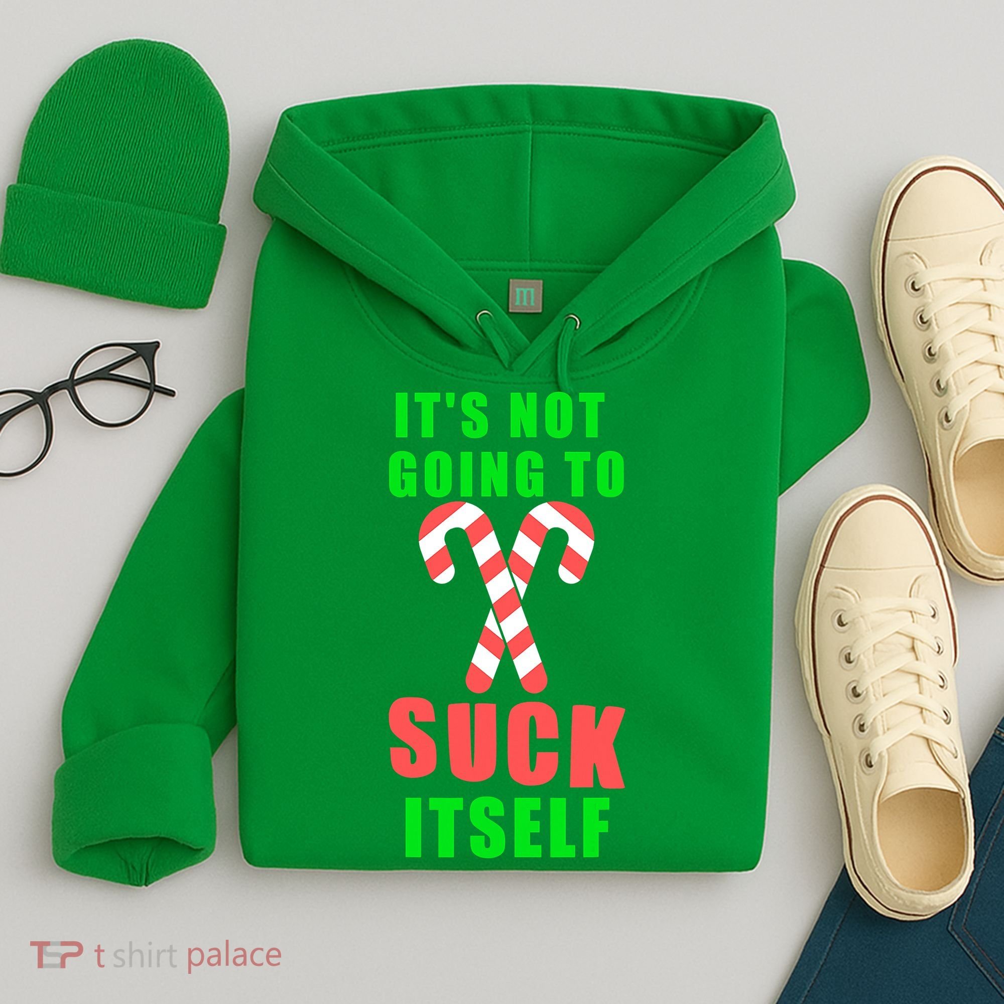 Its Not Going To Suck Itself Funny Inappropriate Xmas Hoodie
