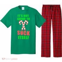 Its Not Going To Suck Itself Funny Inappropriate Xmas Pajama Set thumb 0