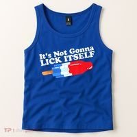 Its Not Gonna Lick Itself Funny Popsicle 4th Of July Gifts Tank Top thumb 2