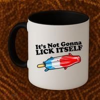 Its Not Gonna Lick Itself Funny Popsicle Coffee Mug thumb 2