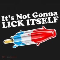Its Not Gonna Lick Itself Funny Popsicle Ornament thumb 1