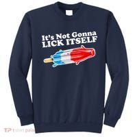 Its Not Gonna Lick Itself Funny Popsicle Sweatshirt thumb 0