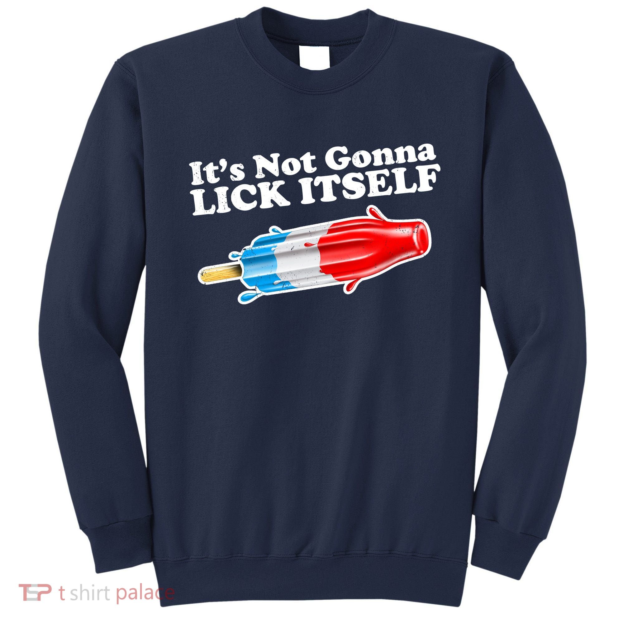 Its Not Gonna Lick Itself Funny Popsicle Sweatshirt