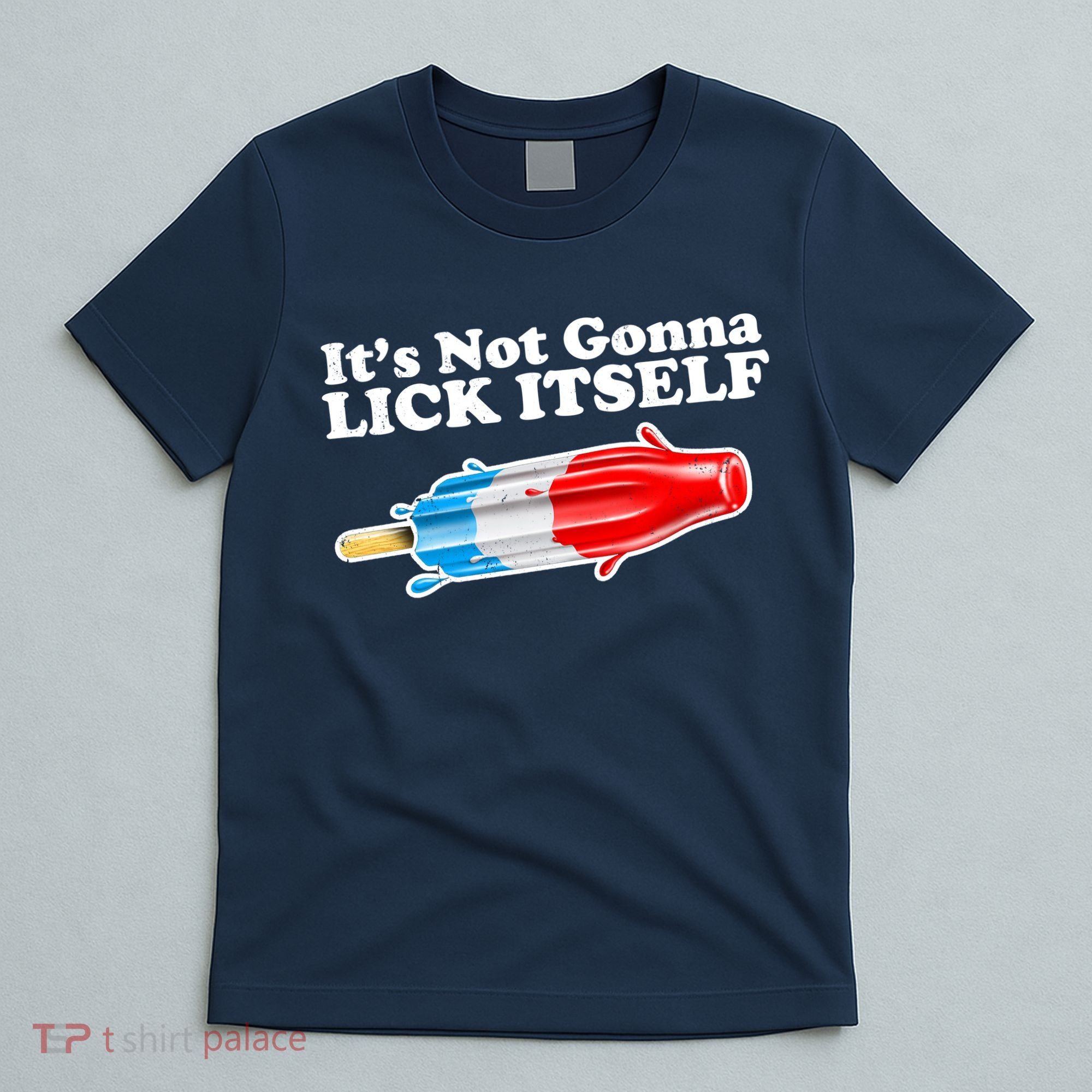 Its Not Gonna Lick Itself Funny Popsicle T-Shirt