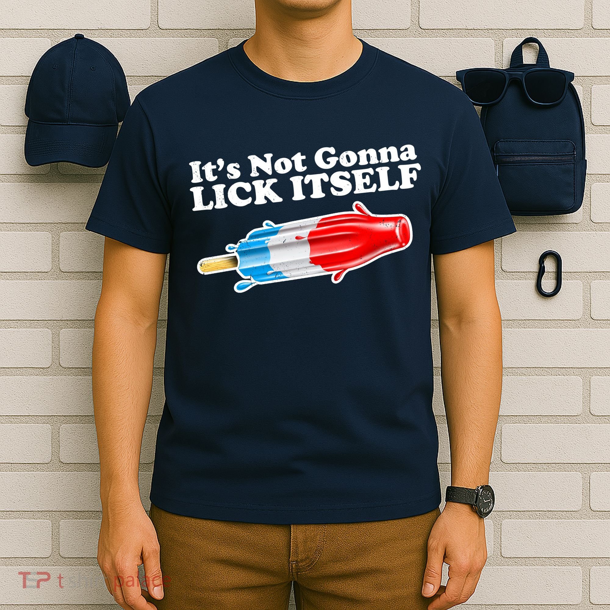 Its Not Gonna Lick Itself Funny Popsicle T-Shirt