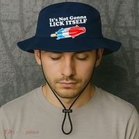Its Not Gonna Lick Itself Funny Popsicle Bucket Hat thumb 2