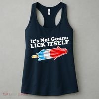Its Not Gonna Lick Itself Funny Popsicle Women's Tank Top thumb 3