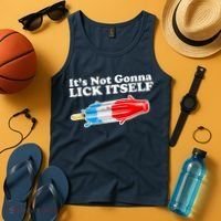 Its Not Gonna Lick Itself Funny Popsicle Tank Top thumb 4