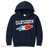 Its Not Gonna Lick Itself Funny Popsicle Kids Hoodie thumb 0