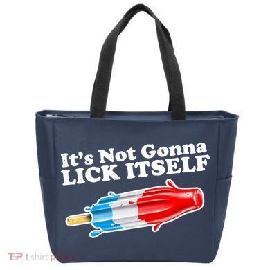 Its Not Gonna Lick Itself Funny Popsicle Tote Bag