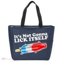 Its Not Gonna Lick Itself Funny Popsicle Tote Bag thumb 0
